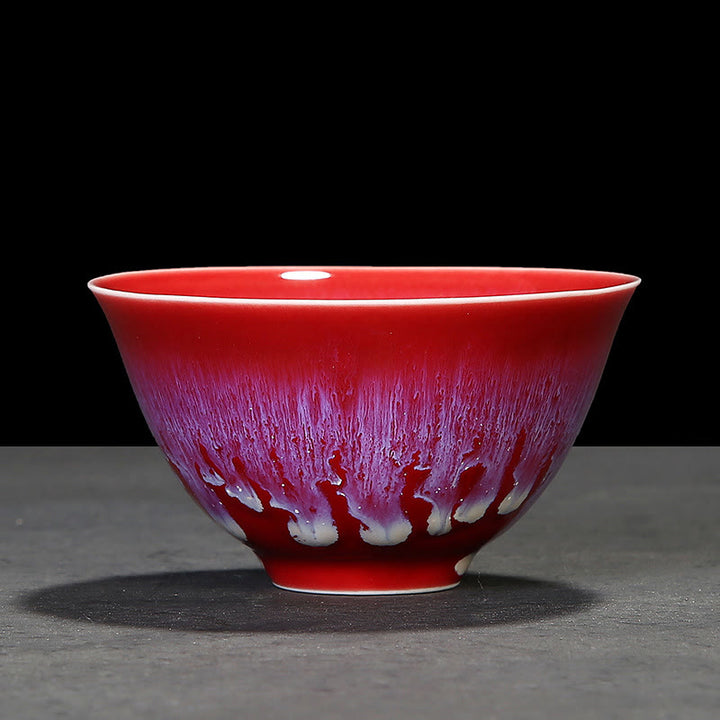 Buddha Stones Tazza da tè in ceramica cinese Jianzhan Glaze Kiln Change Tenmoku Kung Fu Tea Cup