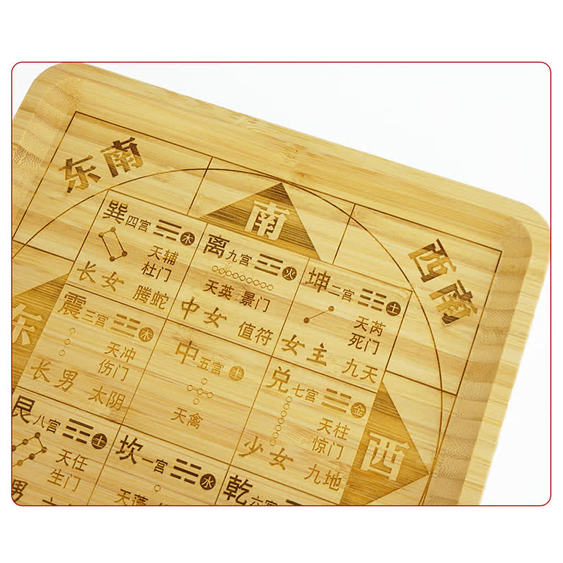 Mappa Feng Shui Bambù Bagua Mappa dell'Energia dell'Armonia