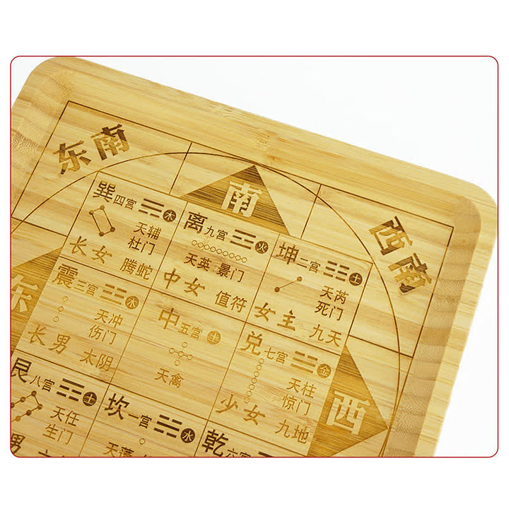 Mappa Feng Shui Bambù Bagua Mappa dell'Energia dell'Armonia