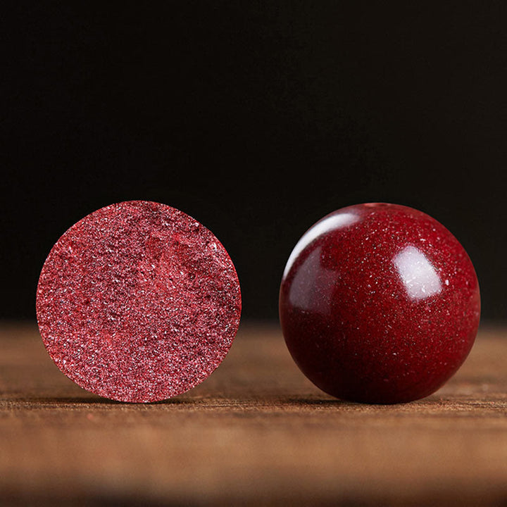 Bracciale Buddha Stones 925 Sterling Silver Cinnabar Fu Character Blessing