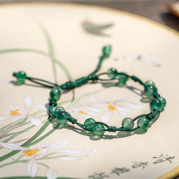 Bracciale Buddha Stones Agata Rossa Agata Muschiata Cinabro Calma