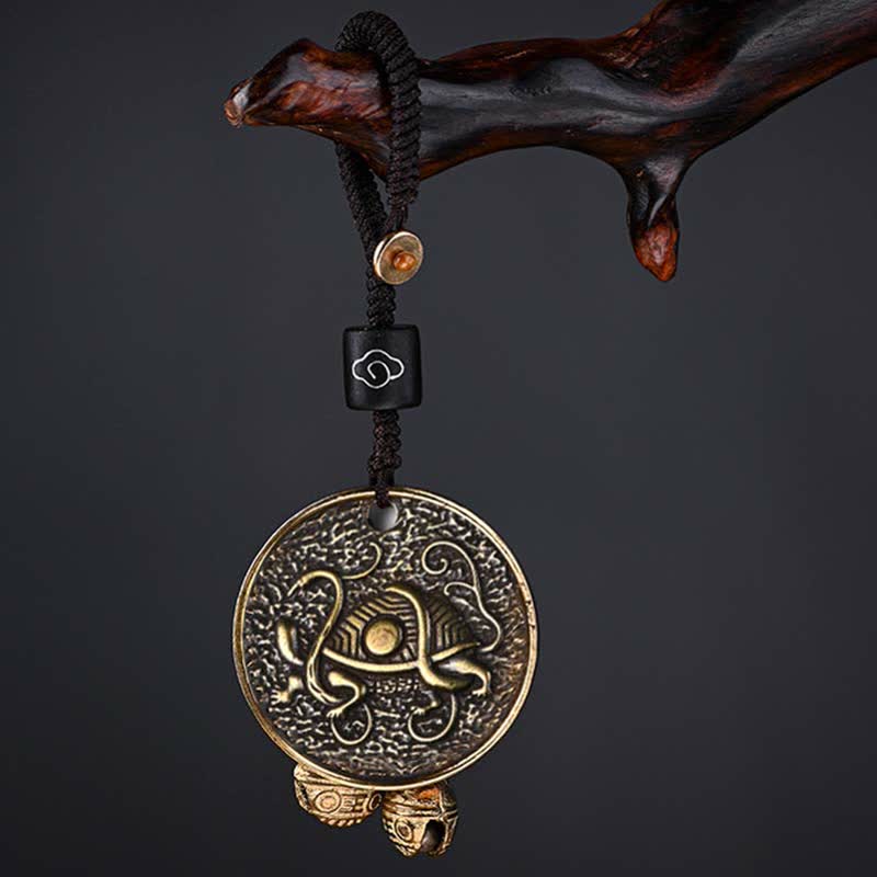 Buddha Stones Quattro Simboli Drago Azzurro Tigre Bianca Uccello Vermiglio Tartaruga Nera Portachiavi