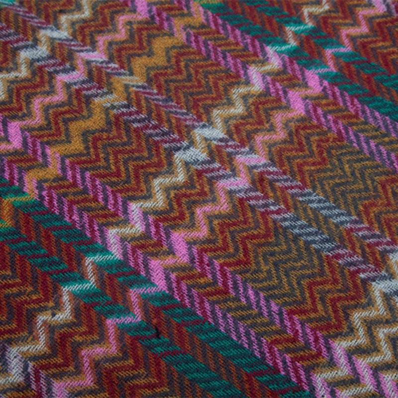 Scialle tibetano con Buddha Stones , nappe colorate, linea ondulata, sciarpa da viaggio invernale e accogliente