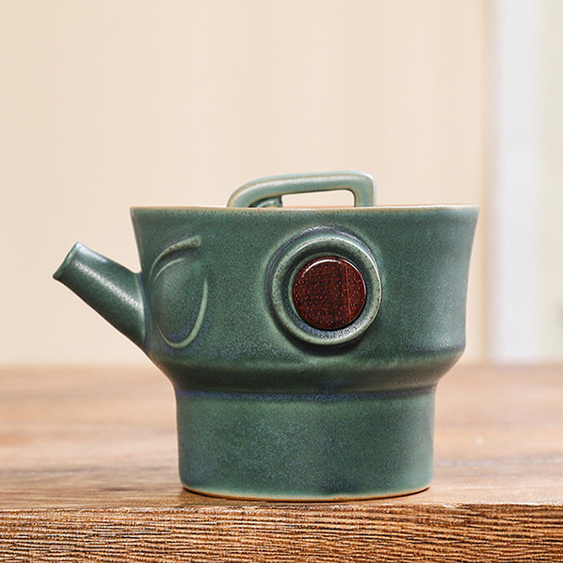 Buddha Stones Sanxingdui Tazza da tè in ceramica Tazza da tè Kung Fu con sacchetto