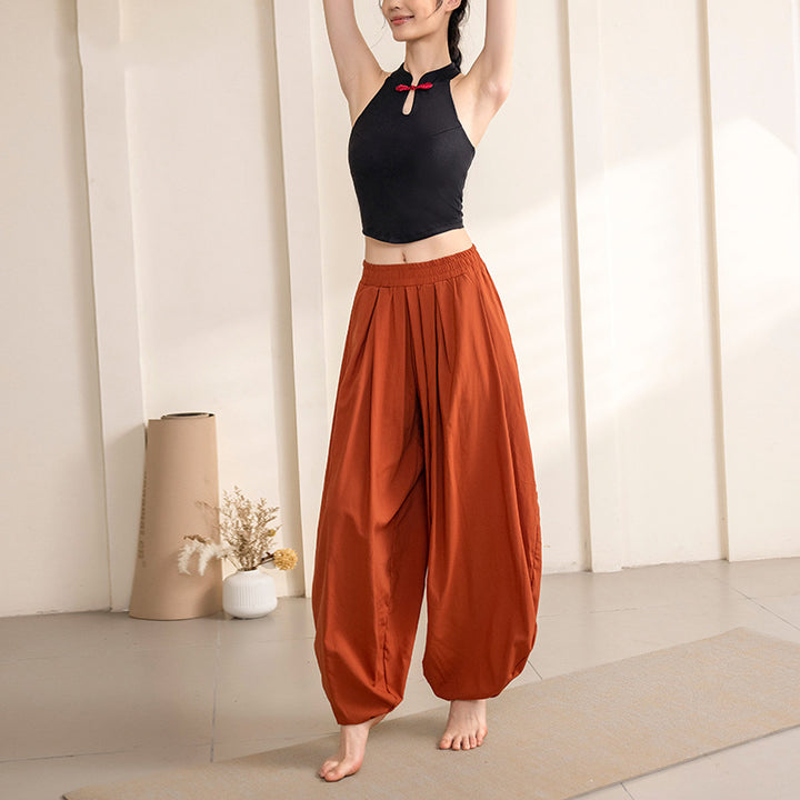 Pantaloni da yoga da donna con design semplice Buddha Stones , fitness e sport - image 3
