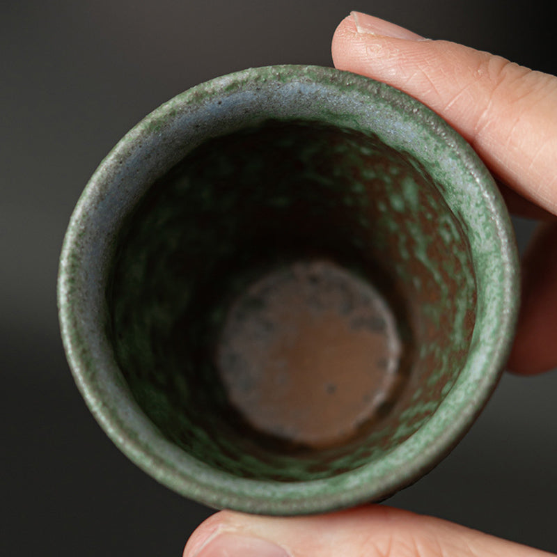 Buddha Stones Piccola tazza da tè in ceramica in stile vintage Tazza da tè Kung Fu 50 ml