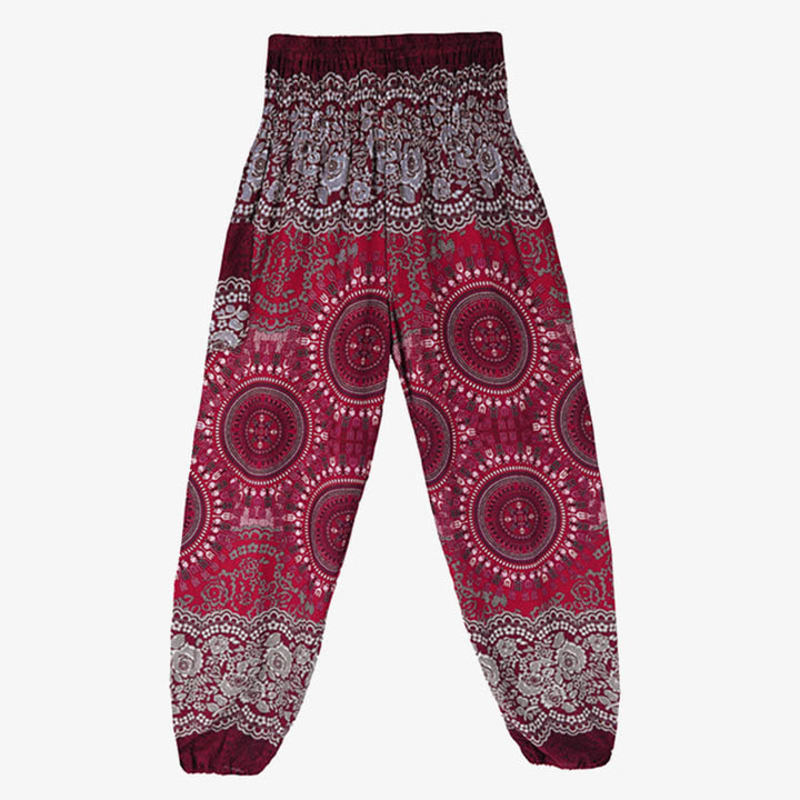 Pantaloni harem larghi Boho Buddha Stones Pantaloni yoga da donna - image 27