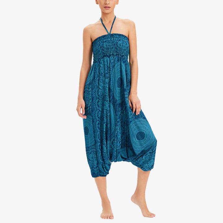 Pantaloni Buddha Stones casual larghi geometrici rotondi da indossare in due stili, pantaloni da yoga da donna - image 6