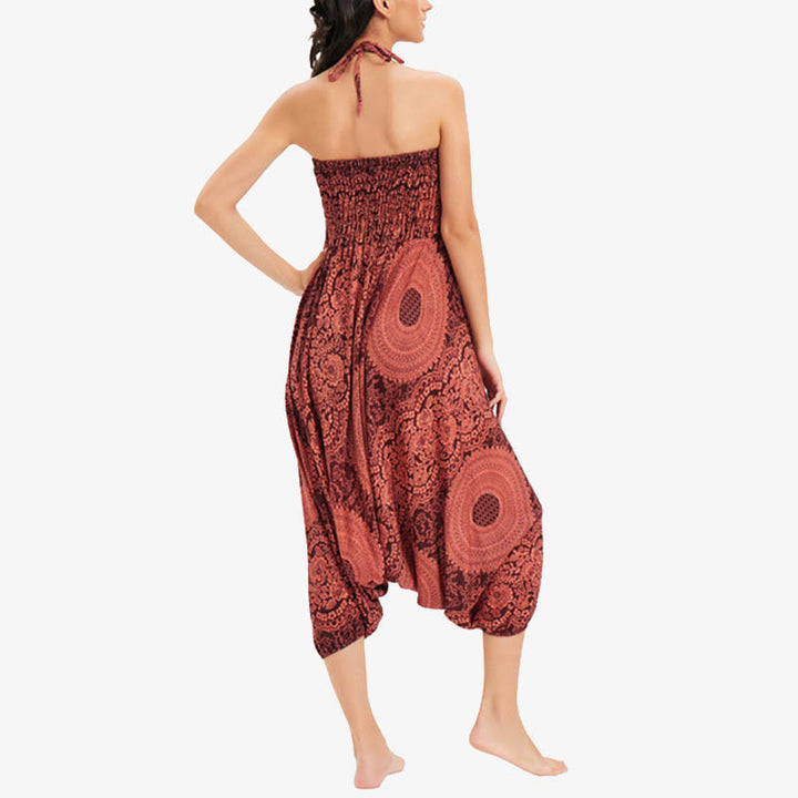 Pantaloni Buddha Stones casual larghi geometrici rotondi da indossare in due stili, pantaloni da yoga da donna - image 15