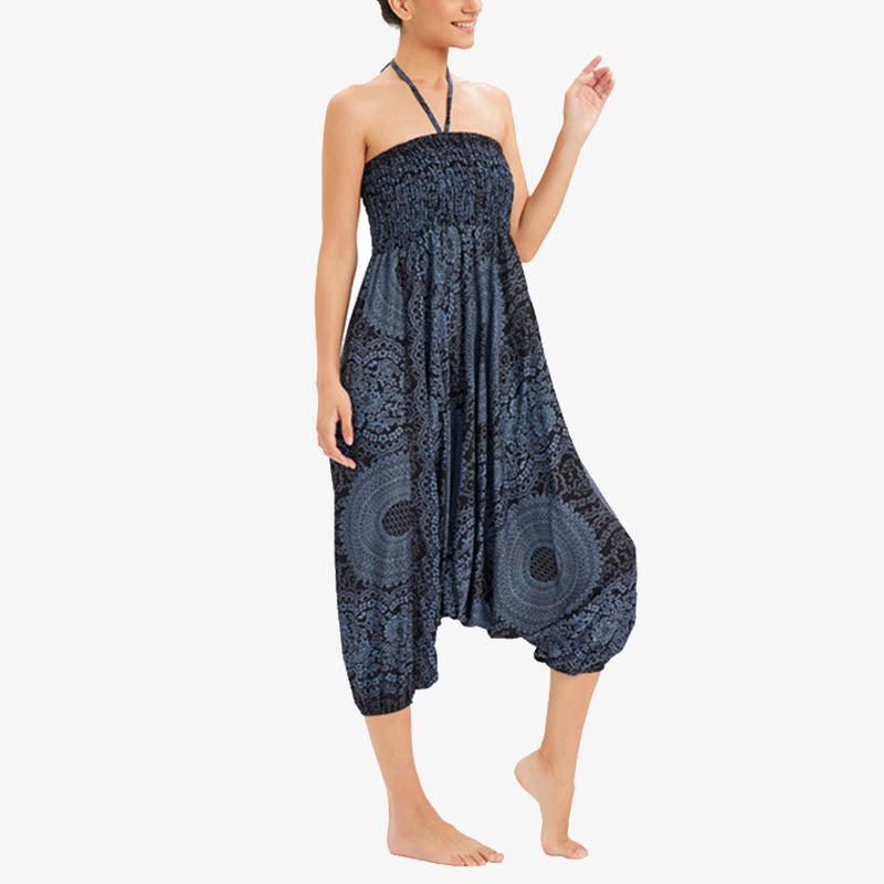 Pantaloni Buddha Stones casual larghi geometrici rotondi da indossare in due stili, pantaloni da yoga da donna - image 20