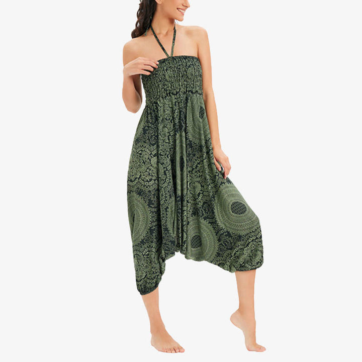 Pantaloni Buddha Stones casual larghi geometrici rotondi da indossare in due stili, pantaloni da yoga da donna - image 27