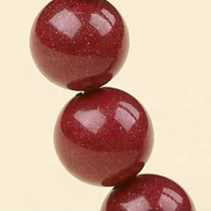 Bracciale Buddha Stones 925 Sterling Silver Cinnabar naturale Quattro Bestie Benedizione - image 16