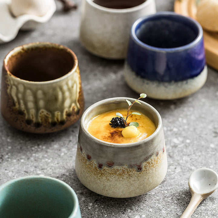 Buddha Stones Retro Kiln Change Tazza da caffè in ceramica Tazza da caffè espresso 200 ml