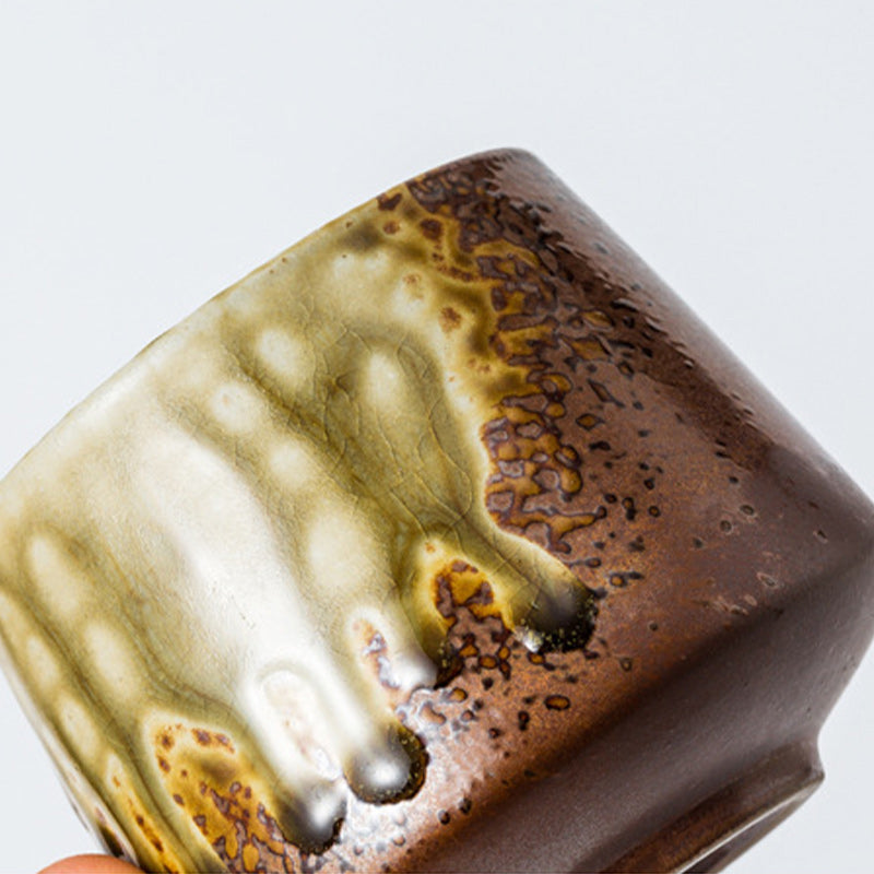 Buddha Stones Retro Kiln Change Tazza da caffè in ceramica Tazza da caffè espresso 200 ml