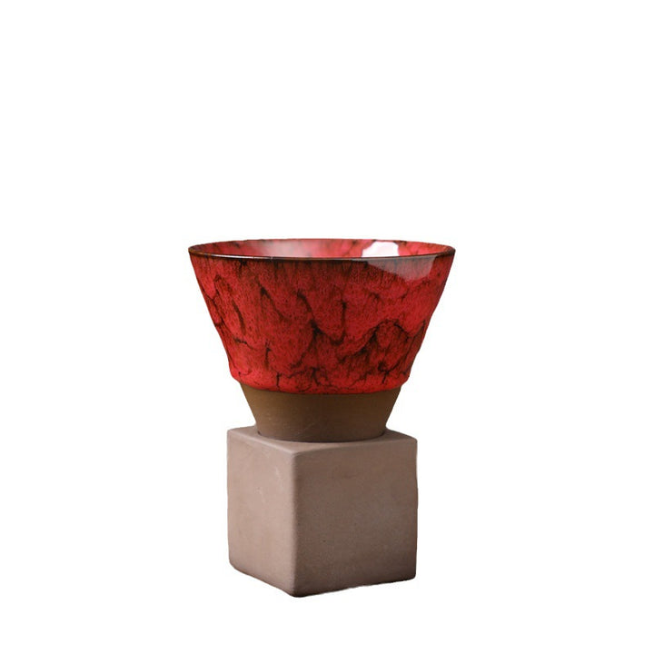 Buddha Stones Retro Kiln Change Tazza da caffè in ceramica Tazza da caffè espresso con base da 200 ml