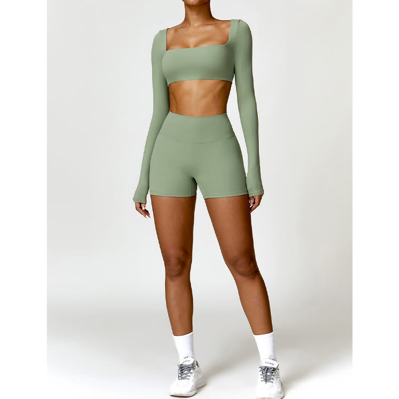 Buddha Stones Gym Sport Yoga Reggiseno senza schienale Canotta corta Pantaloncini - image 35