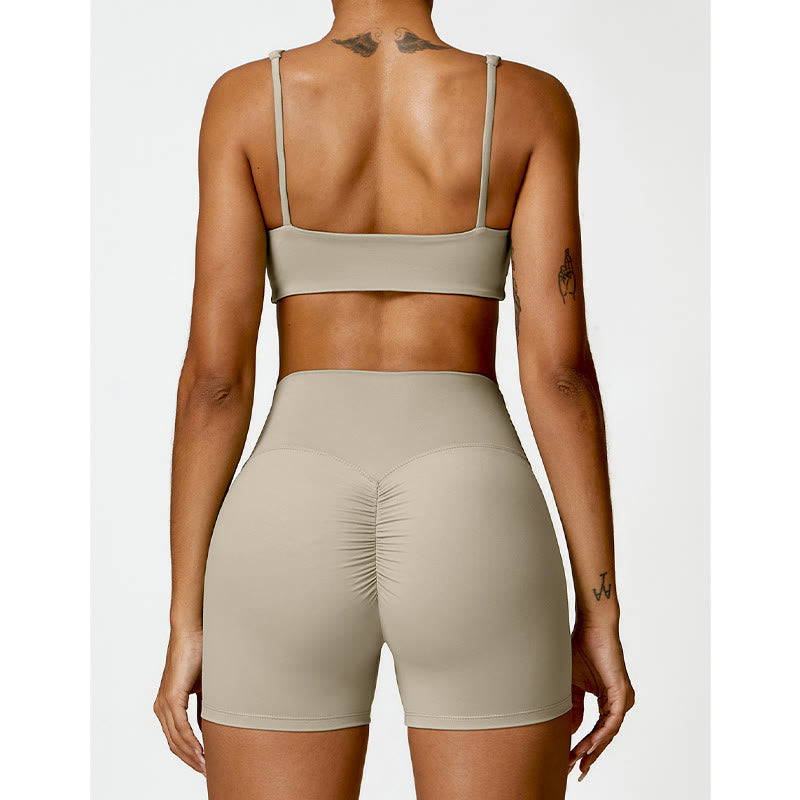 Buddha Stones Gym Sport Yoga Reggiseno senza schienale Canotta corta Pantaloncini - image 53