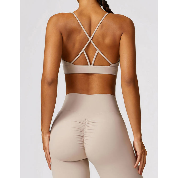 Buddha Stones Gym Sport Yoga Reggiseno senza schienale Canotta corta Pantaloncini traspiranti