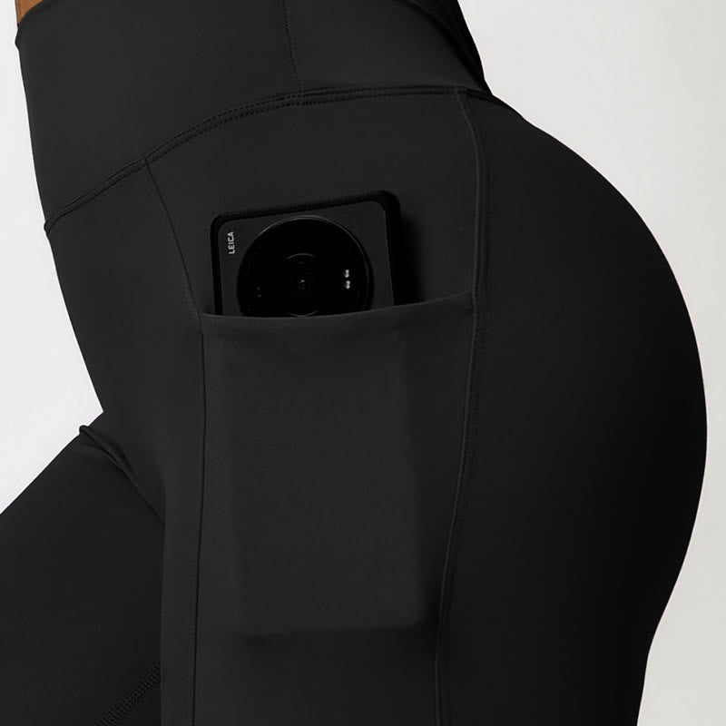 Buddha Stones reggiseno con scollo all'americana tinta unita, manica lunga, canotta corta, pantaloni, sport, fitness, palestra, yoga, outfit