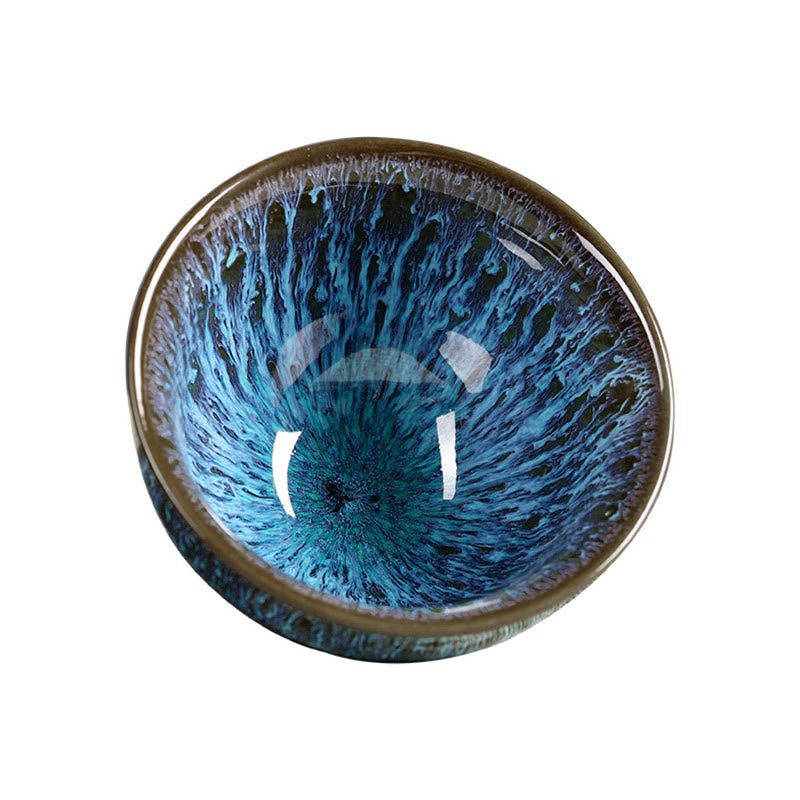 Buddha Stones Tazza da tè in ceramica multicolore Tazza da tè Ocean Wave