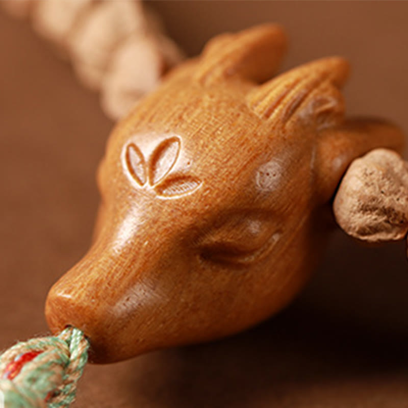 Buddha Stones 108 Perle Bodhi Seed Agata Rossa Testa di Cervo Bracciale Mala della Saggezza