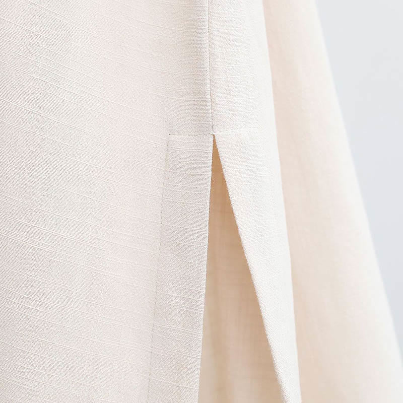 Buddha Stones 2 pezzi scollo a V da uomo manica lunga camicia top pantaloni meditazione zen tai chi cotone lino abbigliamento set - image 20