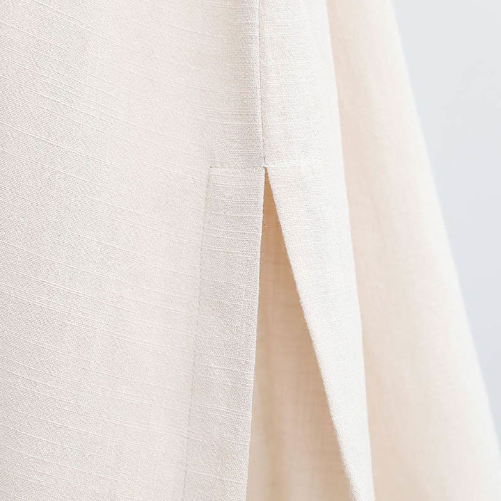 Buddha Stones 2 pezzi scollo a V da uomo manica lunga camicia top pantaloni meditazione zen tai chi cotone lino abbigliamento set - image 20