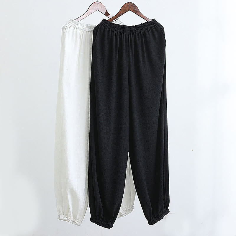 Buddha Stones 2 pezzi scollo a V da uomo manica lunga camicia top pantaloni meditazione zen tai chi cotone lino abbigliamento set - image 44