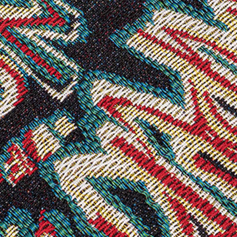 Borsa a tracolla con stampa geometrica a triangolo sotto le ascelle, motivo: Buddha Stones, fiori, lettere, farfalle