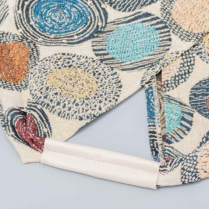 Borsa a tracolla triangolo sottobraccio con stampa a strisce leopardate, motivo : Buddha Stones , geometria, fiori di tigre