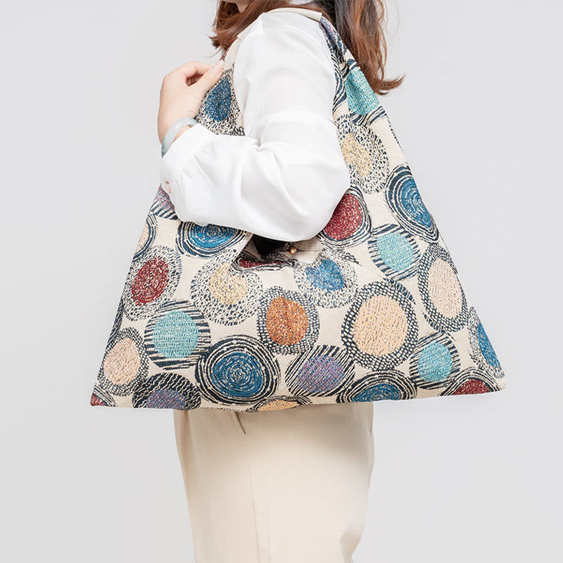 Borsa a tracolla triangolo sottobraccio con stampa a strisce leopardate, motivo : Buddha Stones , geometria, fiori di tigre