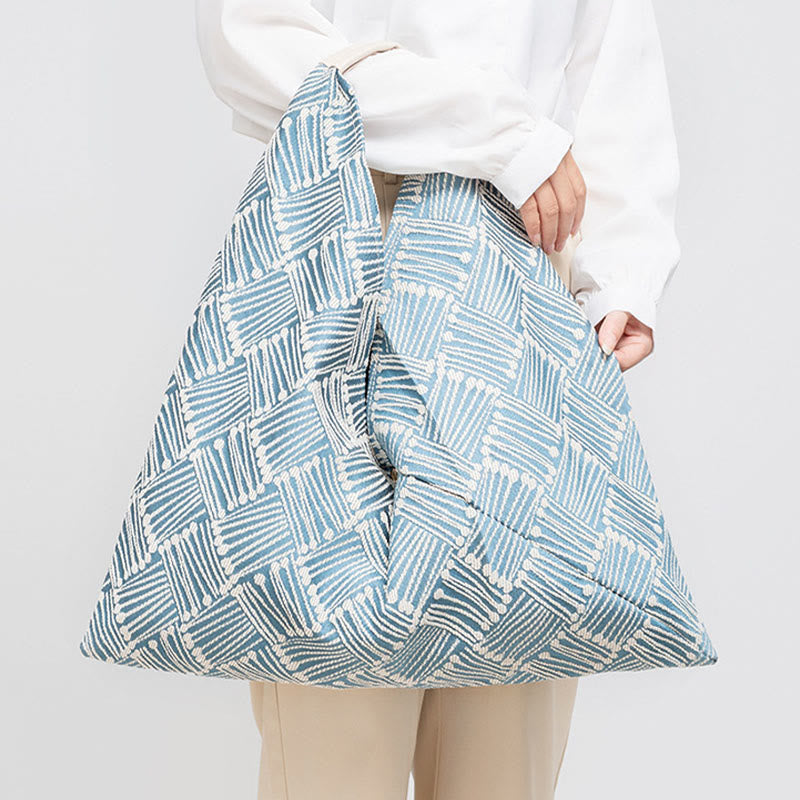 Borsa a tracolla triangolo sottobraccio con stampa a strisce leopardate, motivo : Buddha Stones , geometria, fiori di tigre