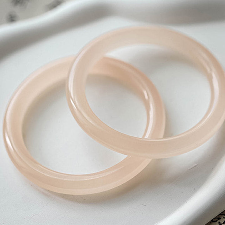 Buddha Stones Braccialetto di giada rosa antico naturale per l'amore di sé