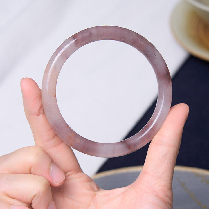 Le Buddha Stones esaltano la felicità e la gioia, set di braccialetti viola