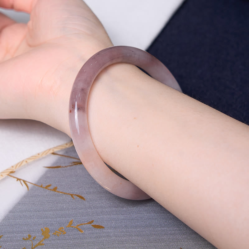 Le Buddha Stones esaltano la felicità e la gioia, set di braccialetti viola