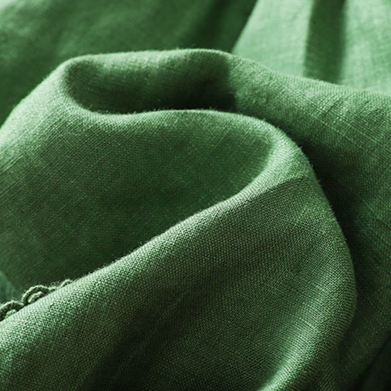 Pantaloni harem con coulisse in cotone con tasche da donna Buddha Stones Summer - image 16