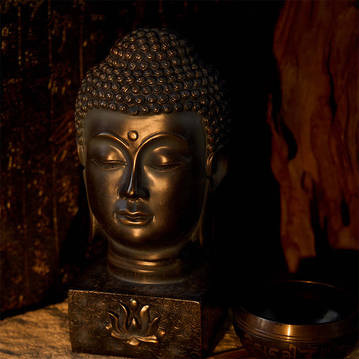 Buddha Stones Decorazione di meditazione della benedizione del Buddha tibetano