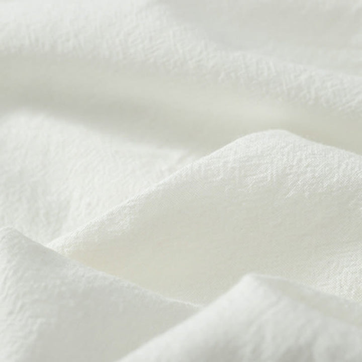 Pantaloni da uomo casual larghi in cotone e lino tinta unita con tasche Buddha Stones - image 5