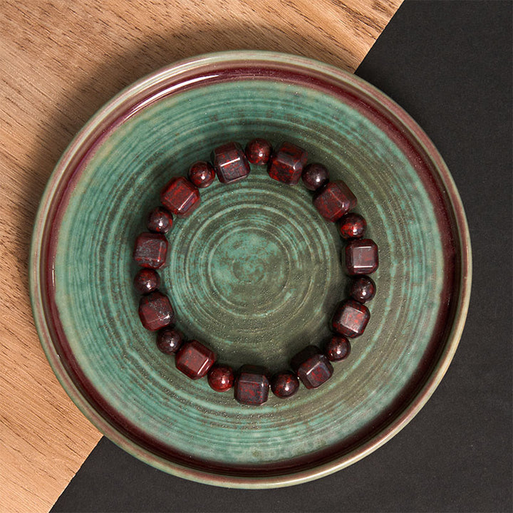 Bracciale Buddha Stones Bloodstone Strength
