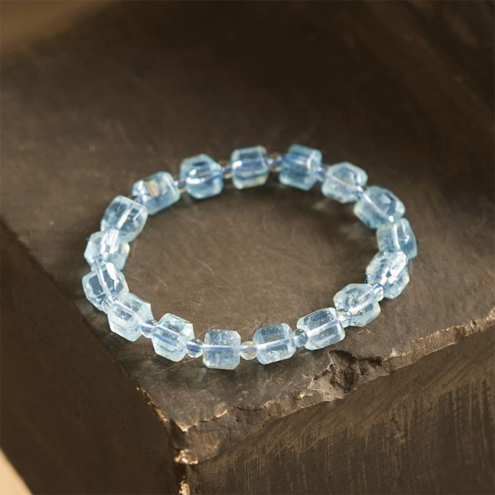 Bracciale Buddha Stones Blue Topaz Clarity