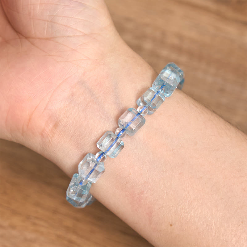 Bracciale Buddha Stones Blue Topaz Clarity