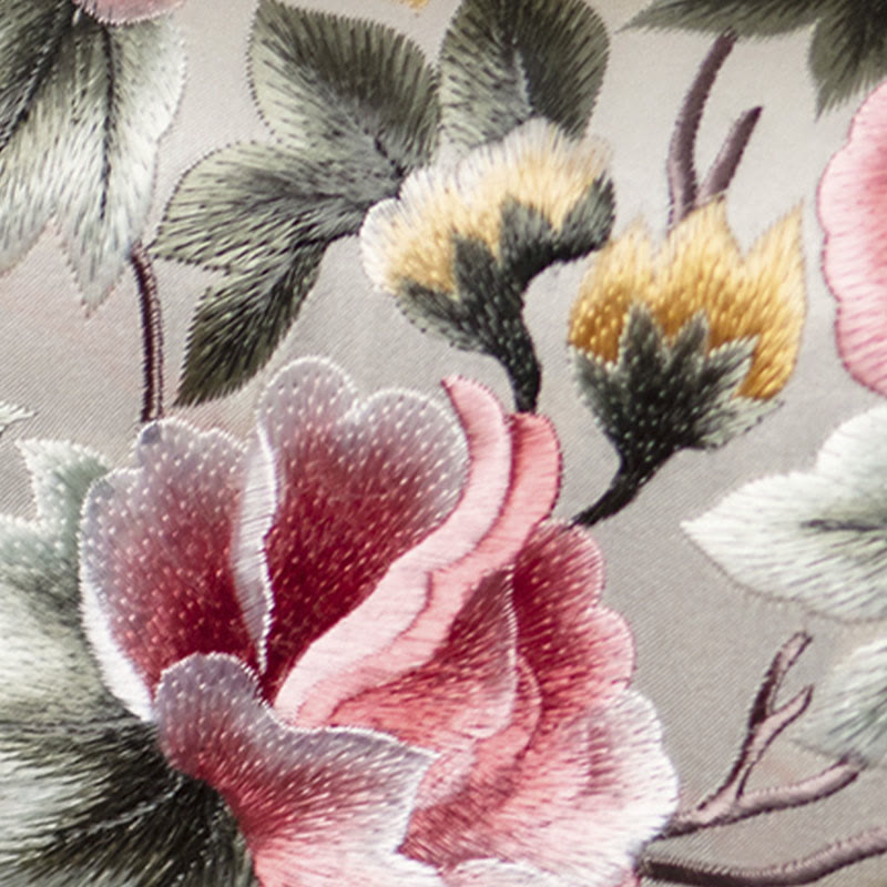 Borsa a tracolla per lo shopping da sposa con ricamo Buddha Stones Su