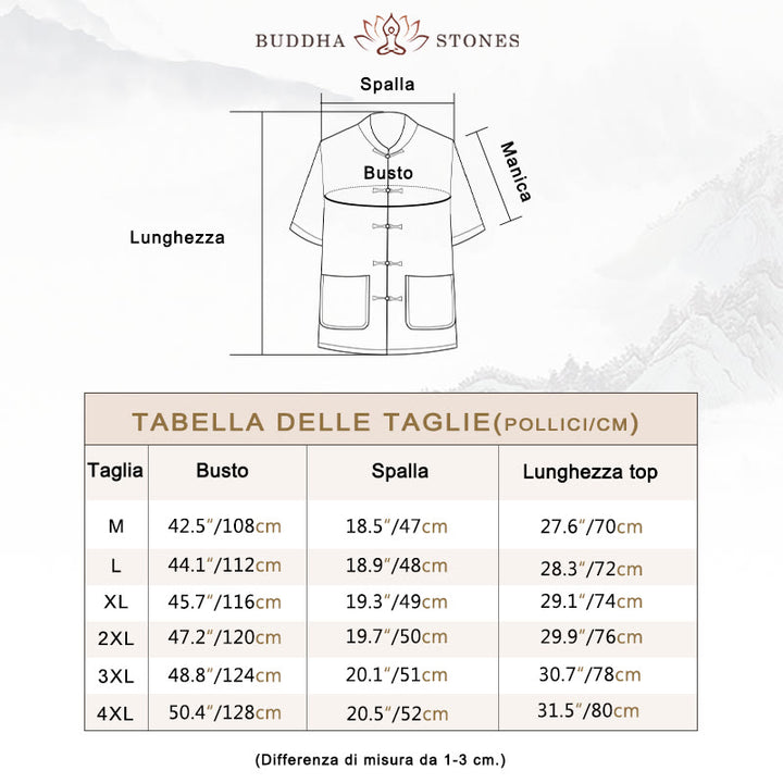 Buddha Stones Tang Suit Hanfu Drago Cinese Tradizionale Kung Fu Uniforme Manica Corta Top e Pantaloni Abbigliamento Uomo Set - image 4