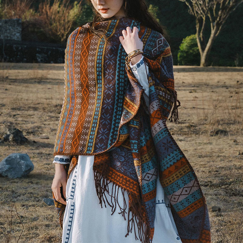 Buddha Stones , autunno inverno, sciarpa avvolgente