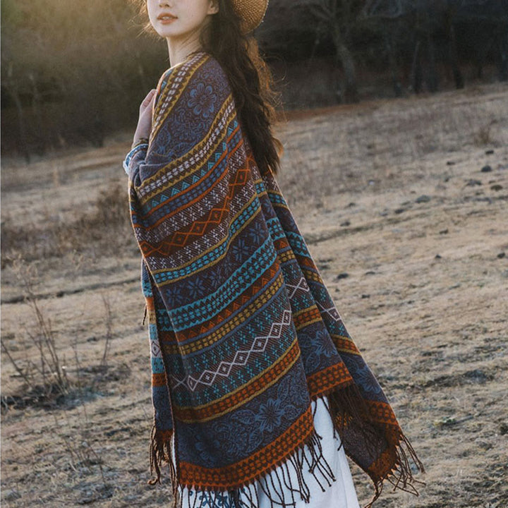 Buddha Stones , autunno inverno, sciarpa avvolgente