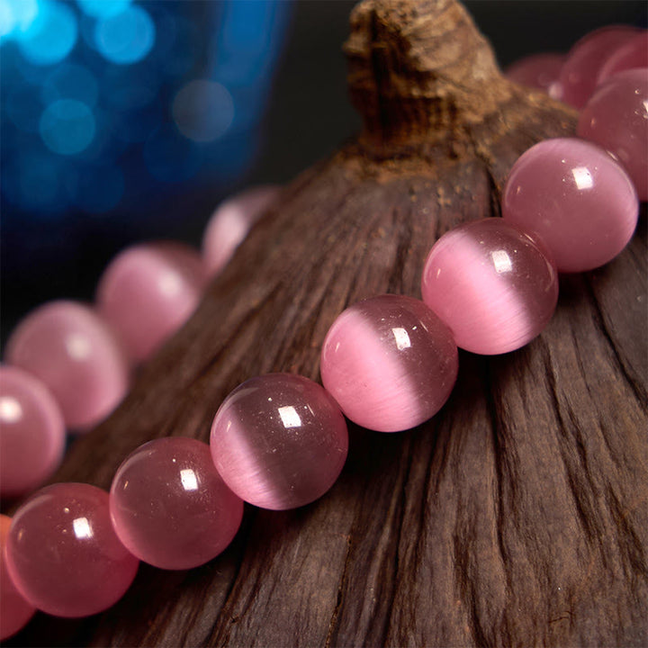 Braccialetto Buddha Stones Cat's Eye Chrysoberyl Flower Love - image 22