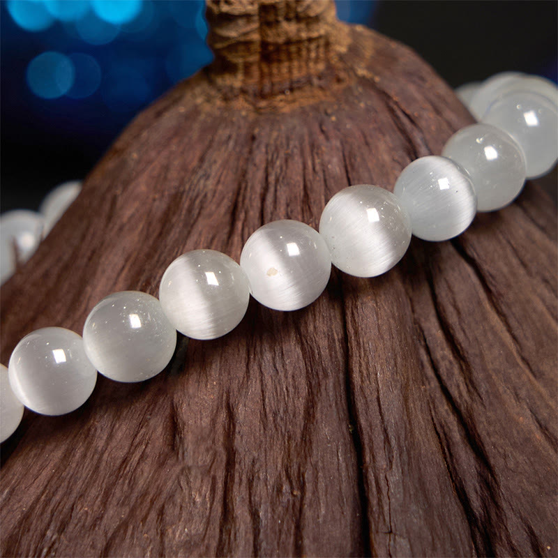 Braccialetto Buddha Stones Cat's Eye Chrysoberyl Flower Love - image 3