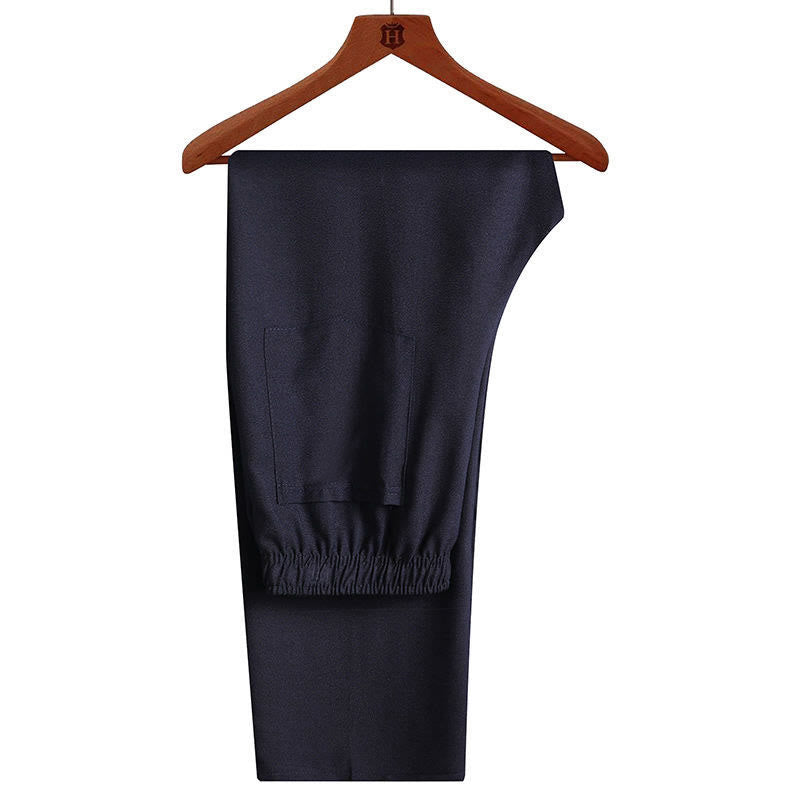 Buddha Stones 2 pezzi Tang Suit tinta unita Frog-Bottone uomo manica lunga camicia pantaloni set - image 2