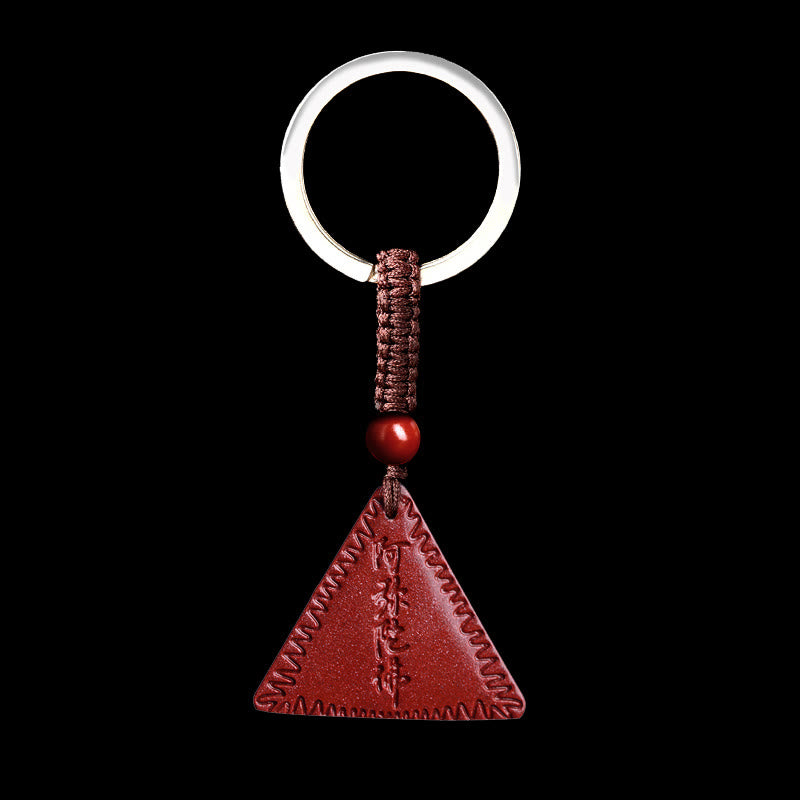 Collana con ciondolo Buddha Stones Cinnabar Amitabha Calm