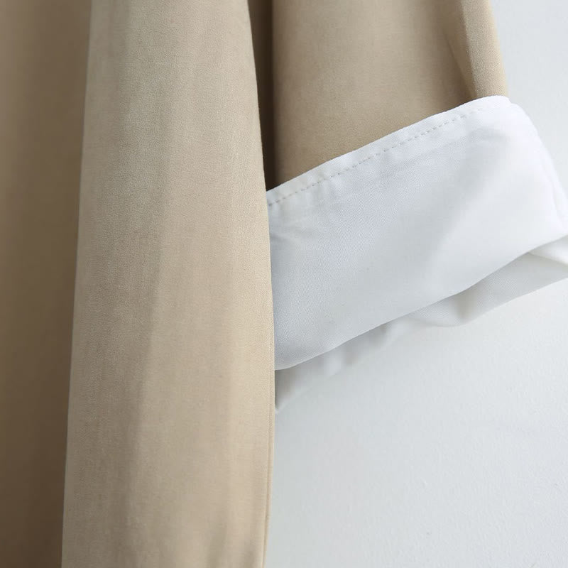 Buddha Stones Autunno Tinta Unita Cinese Rana-Bottone Cotone Uomo Tang Suit Vestaglia